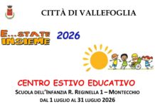 Vallefoglia, aperte le iscrizioni al Centro estivo 2026 per infanzia e primaria