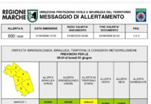 Maltempo, allerta gialla nelle Marche per temporali lunedì 1 giugno