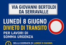 Via Bertoldi da Serravalle lunedì chiusa al traffico per lavori urgenti