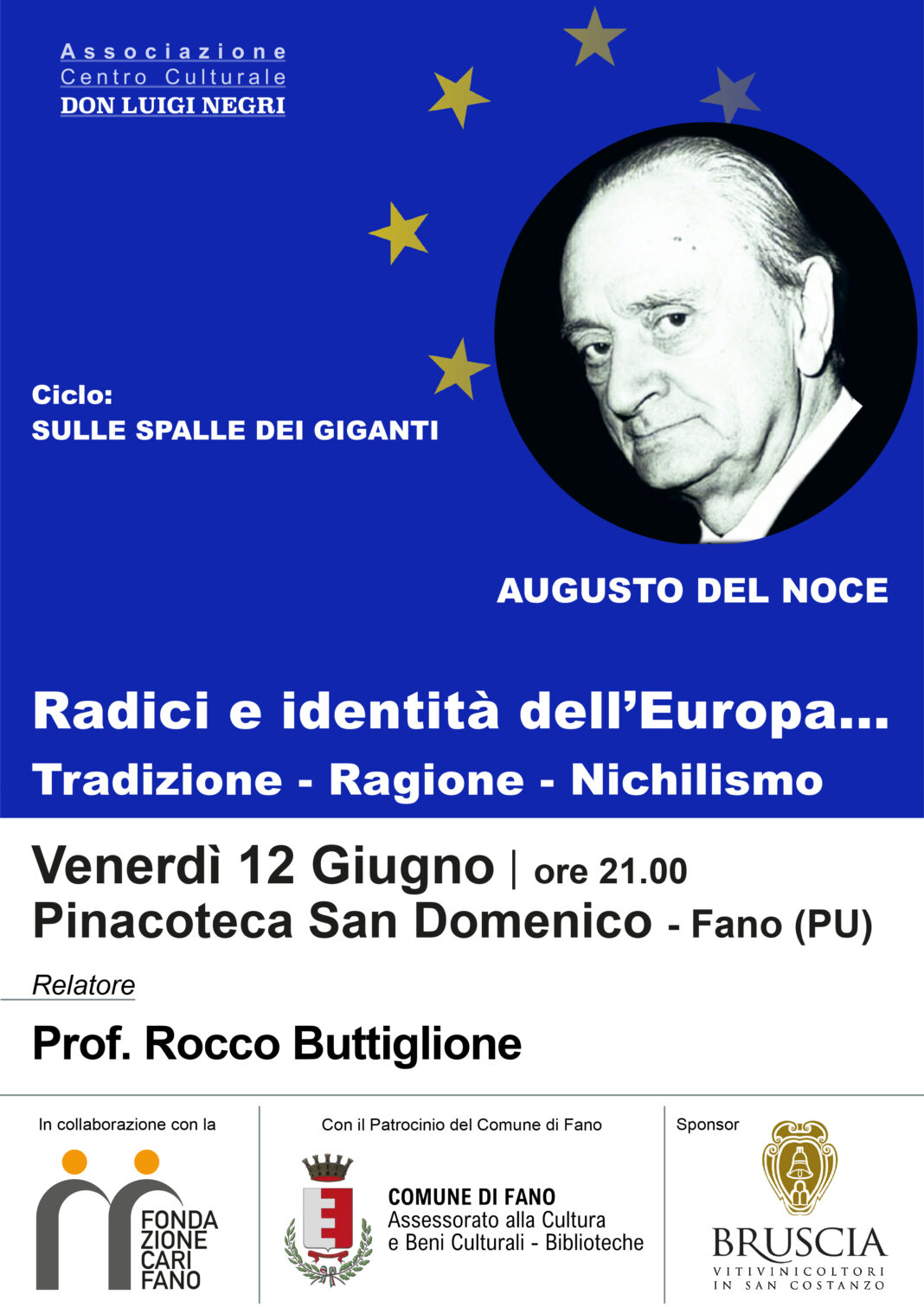locandina AUGUSTO DEL NOCE