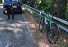 Pesaro – Ciclista ferito sulla Panoramica San Bartolo, trasportato in eliambulanza ad Ancona