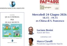 Passaggi Festival, Luciano Benini presenta “Quale energia per quale società”