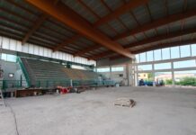 Paladionigi di Montecchio, procedono i lavori di ampliamento: completata la demolizione delle pareti laterali
