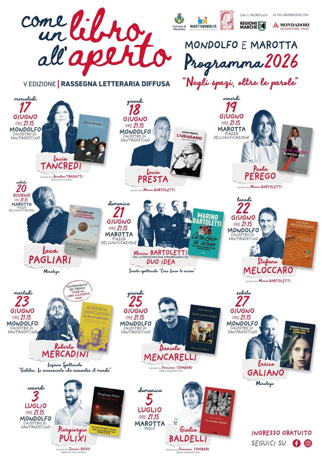 programma come un libro all'aperto