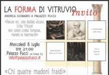 “La Forma di Vitruvio”: Palazzo Fucci accoglie la nuova opera di Giomaro