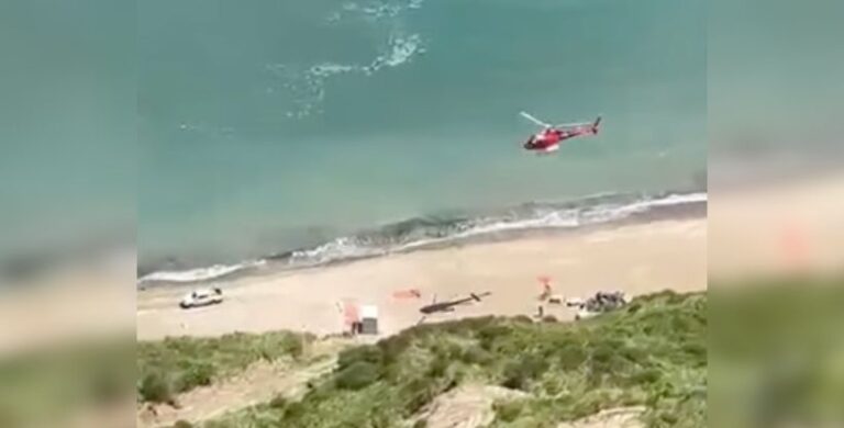 Fiorenzuola di Focara, elicottero in azione per il consolidamento della falesia