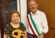 Vallefoglia festeggia i 100 anni di Clelia Girelli: gli auguri del sindaco Ucchielli