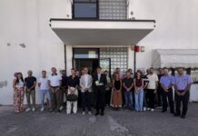 Il Vescovo Andrea Andreozzi in visita alle sedi Aset di Fano