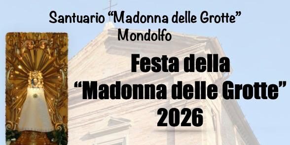 Locandina Festa Madonna delle Grotte_Mondolfo_2026