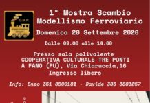 A Fano la 1ª Mostra Scambio di Modellismo Ferroviario