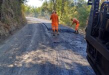 San Costanzo, lavori sulla SP 154 Grazie–Ponte Rio: nuovo asfalto, segnaletica e pulizia delle cunette