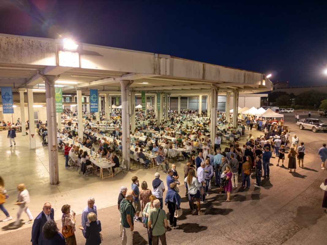 Un momento della cena alla Festa del Socio