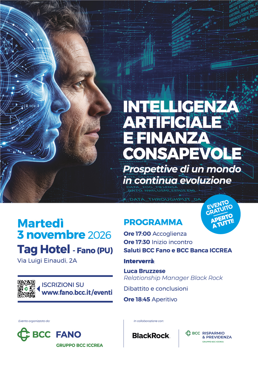 BCC FANO - evento AI E FINANZA CONSAPEVOLE - Locandina A3 - 1026 ok_tr