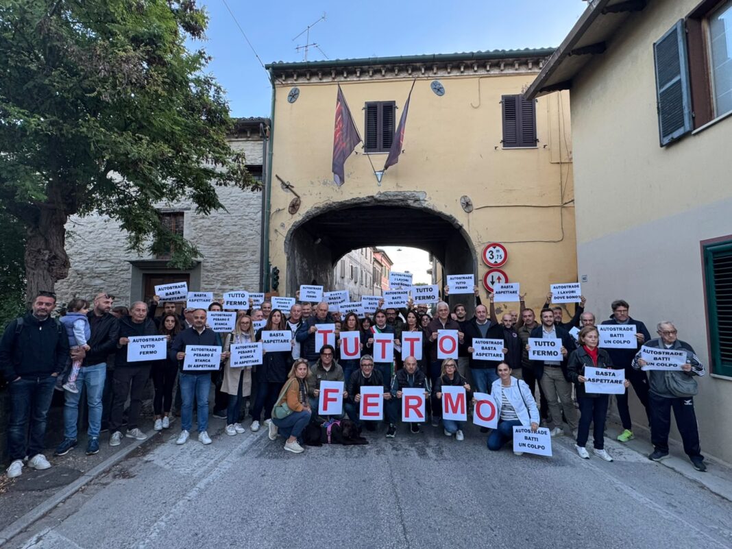 Manifestazione opere A14 (5)