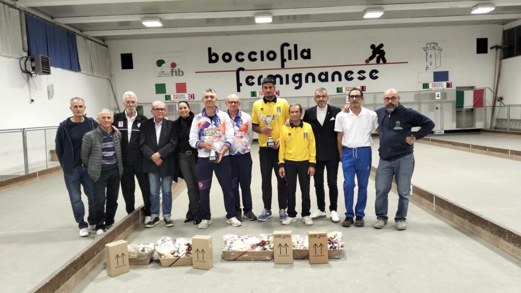 premiazioni torneo Bocciofila